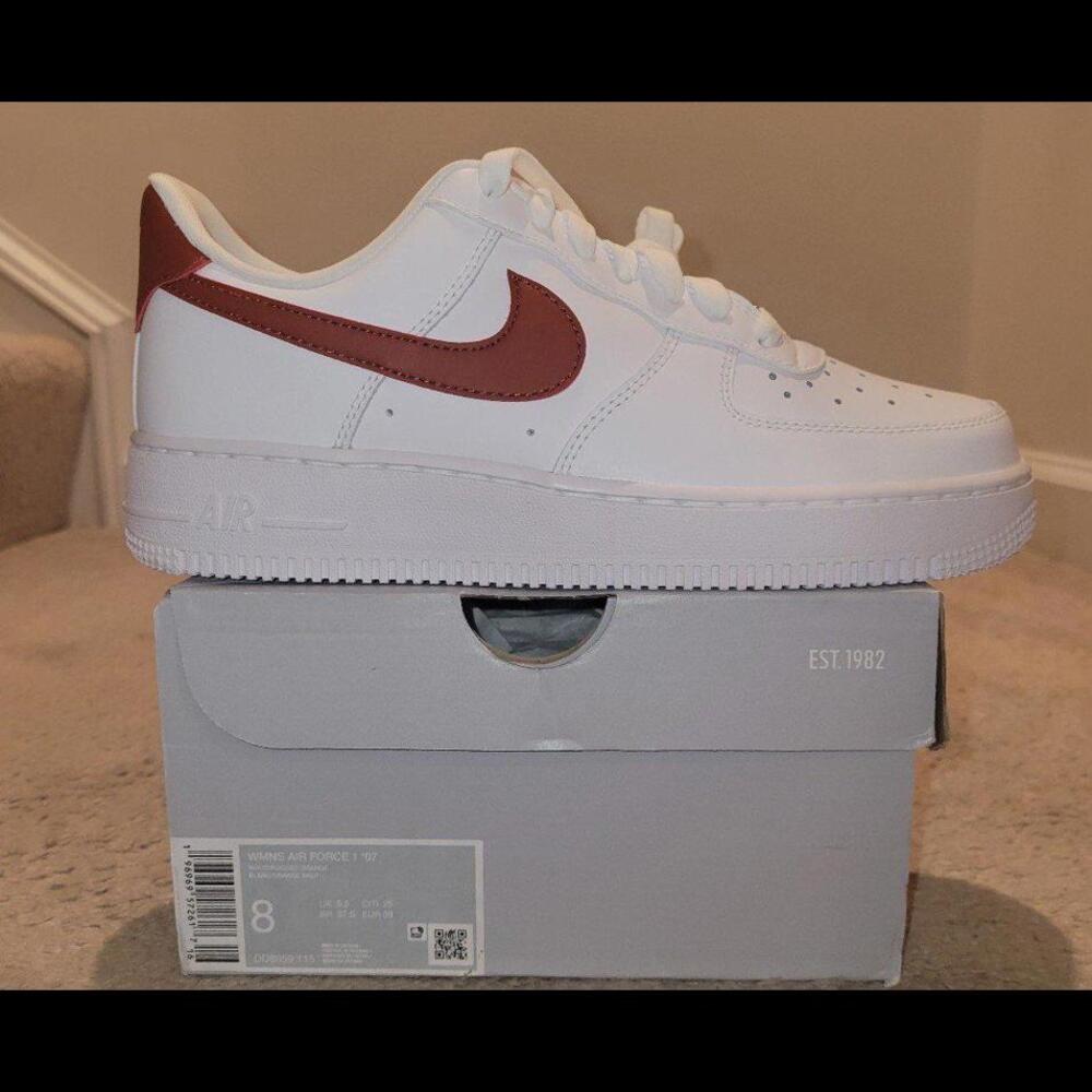 Size 8 - Nike Air Force 1 '07 Rugged Orange W